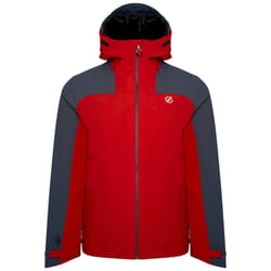 Dare 2B Mens The Jenson Button Edit - Diluent Recycled Waterproof Jacket - S, Danger Red/Orion Grey