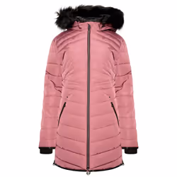 Dare 2B Womens/Ladies Striking III Long Length Padded Jacket - 12 UK, Mesa Rose