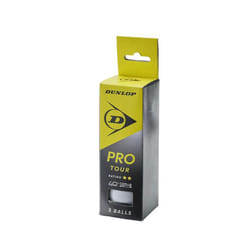 Dunlop 40+ Pro Tour Table Tennis Balls (Pack of 3)