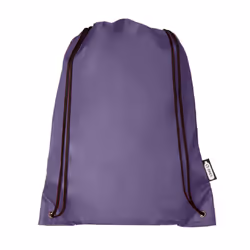Bullet Oriole Recycled Drawstring Backpack - One Size, Purple