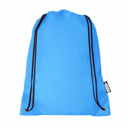 Bullet Oriole Recycled Drawstring Backpack - One Size, Light Blue