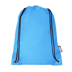 Bullet Oriole Recycled Drawstring Backpack - One Size, Light Blue