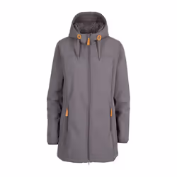 Trespass Womens/Ladies Kristen Longer Length Hooded Waterproof Jacket - XXL, Carbon