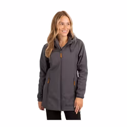 Trespass Womens/Ladies Kristen Longer Length Hooded Waterproof Jacket - XXS, Carbon