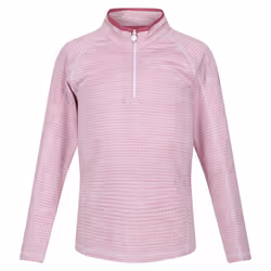 Regatta Childrens/Kids Berley Half Zip Long Sleeved Top - 15-16 Years, Fragrant Lilac