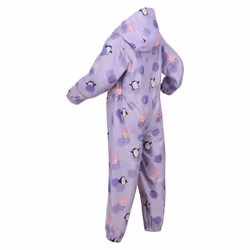Regatta Childrens/Kids Pobble Peppa Pig Polka Dot Waterproof Puddle Suit