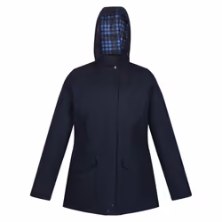 Regatta Womens/Ladies Brigida Waterproof Jacket - 10 UK, Navy Check