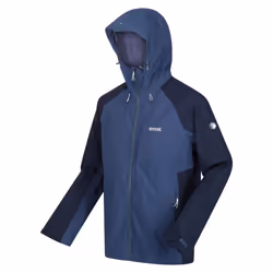 Regatta Mens Britedale Colour Block Waterproof Jacket - 3XL, Admiral Blue/Navy