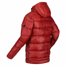 Regatta Mens Toploft II Hooded Padded Jacket - S, Dark Red