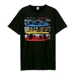 Amplified Unisex Adult Synchronicity The Police T-Shirt - L, Black