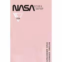 NASA Womens/Ladies Rocket Oversized T-Shirt - M, Blush Pink