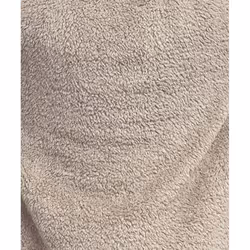 Ribbon Unisex Adult Teddy Fleece Oversized Hoodie - One Size, Natural