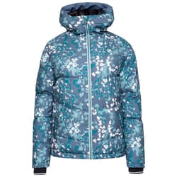 Dare 2B Womens/Ladies Verdict Animal Print Insulated Hooded Ski Jacket - 8 UK, Canton Green