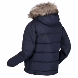 Regatta Childrens/Kids Faux Fur Trim Parka - 3-4 Years, Navy