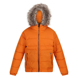 Regatta Childrens/Kids Faux Fur Trim Parka - 5-6 Years, Maple