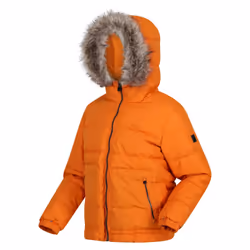 Regatta Childrens/Kids Faux Fur Trim Parka - 5-6 Years, Maple