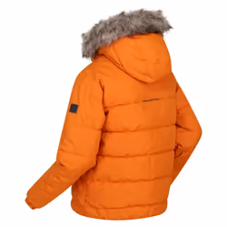 Regatta Childrens/Kids Faux Fur Trim Parka - 5-6 Years, Maple