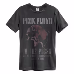 Amplified Unisex Adult In The Flesh Pink Floyd T-Shirt - 3XL, Charcoal