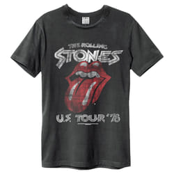 Amplified Unisex Adult US Tour 78 The Rolling Stones T-Shirt