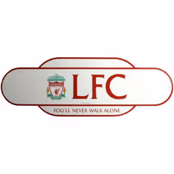 Liverpool FC Classic Retro Years Metal Street Sign