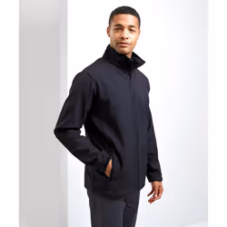 Premier Mens Windchecker Soft Shell Jacket - XL, Black