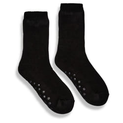 Ribbon Unisex Adult Eskimo Style Fleece Socks - 4 UK-7 UK, Black