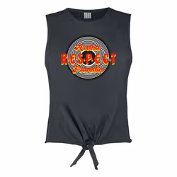Amplified Womens/Ladies Respect Aretha Franklin T-Shirt - S, Charcoal