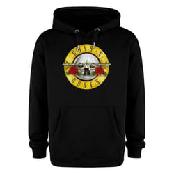 Amplified Unisex Adult Drum Guns N Roses Hoodie - L, Charcoal