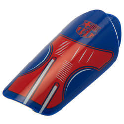FC Barcelona Childrens/Kids Crest Slip-In Shin Guards - 7-9 Years, Red/Blue