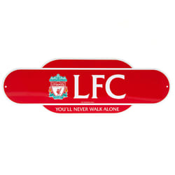 Liverpool FC You'll Never Walk Alone Retro Plaque
