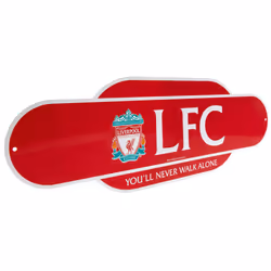 Liverpool FC You'll Never Walk Alone Retro Plaque