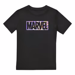 Marvel Boys Painted Effect T-Shirt - 12-13 Years, Black