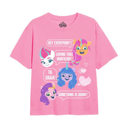 My Little Pony Girls Texting Ponies T-Shirt - 3-4 Years, Light Pink