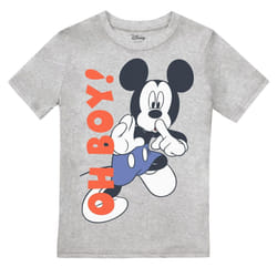 Disney Boys Oh Boy! Mickey Mouse T-Shirt - 3-4 Years, Sports Grey