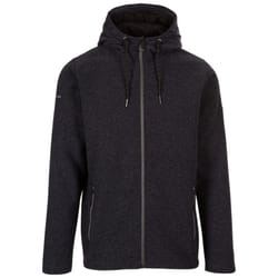 Trespass Mens Sheelane Marl Fleece Jacket - L, Black
