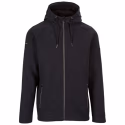 Trespass Mens Sheelane Marl Fleece Jacket - XL, Black