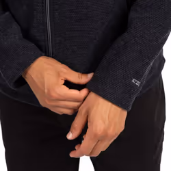 Trespass Mens Sheelane Marl Fleece Jacket - XL, Black