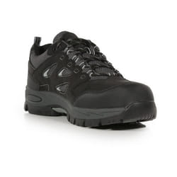 Regatta Mens Mudstone Nubuck Safety Trainers - 11 UK, Black/Granite