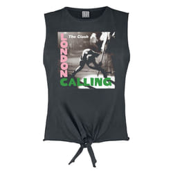 Amplified Womens/Ladies London Calling The Clash T-Shirt - M, Charcoal