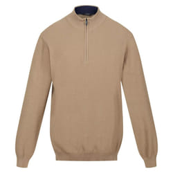 Regatta Mens Keaton Knitted Jumper - M, Gold Sand