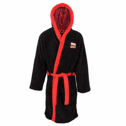 Marvel Comics Unisex Adult Classic Logo Dressing Gown - L-XL, Black/Red