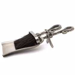 Hill Interiors Pewter Crook Handle Hearth Tidy
