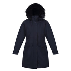 Regatta Womens/Ladies Shiloh Faux Fur Trim Parka - 8 UK, Navy