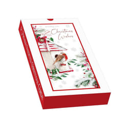 Out Of The Blue Robin Christmas Card (Pack of 12)