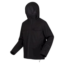 Regatta Mens Britely Torch 3 in 1 Waterproof Jacket - S, Black