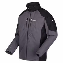 Regatta Mens Calderdale Waterproof Jacket - 3XL, Dark Grey/Black