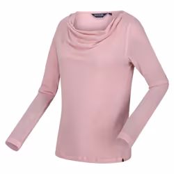 Regatta Womens/Ladies Frayda Long Sleeved T-Shirt - UK Size 12, Powder Pink
