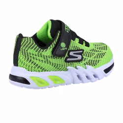 Skechers Baby Boys Flex-Glow Elite Vorlo Trainers - 5 UK Child, Lime/Black