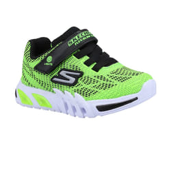 Skechers Baby Boys Flex-Glow Elite Vorlo Trainers - 6 UK Child, Lime/Black