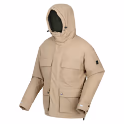 Regatta Mens Raylan Waterproof Jacket - M, Gold Sand